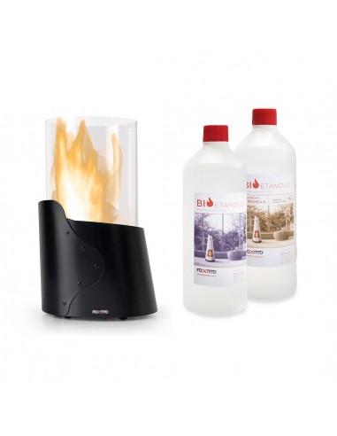 Biocamino da tavolo Firelax PLUS con bioetanolo in omaggio