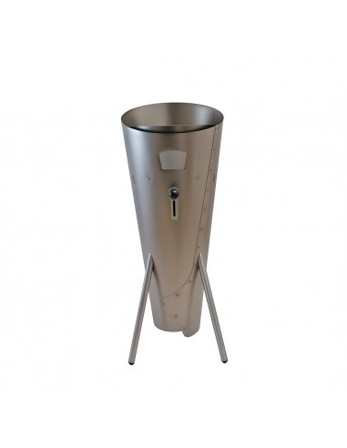 ConoGrill Inox, braciere a legna da esterno